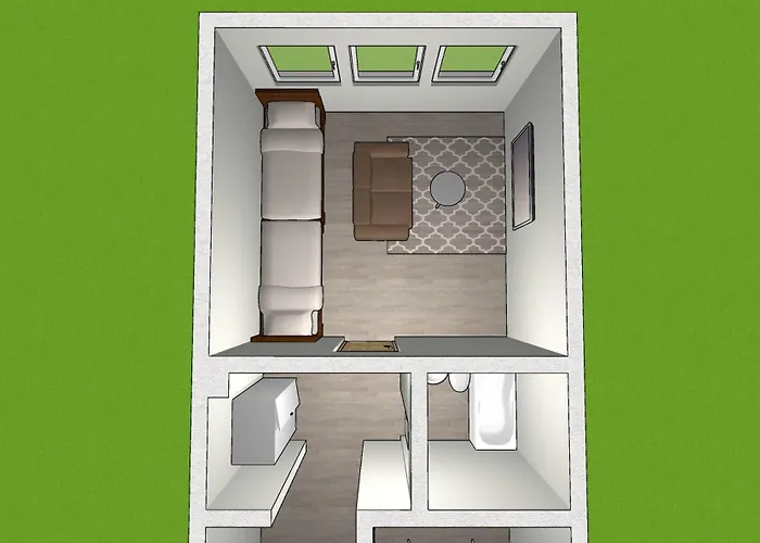 Emas 1 Mit 2 Einzelbetten, Kueche, Wlan, Tv *