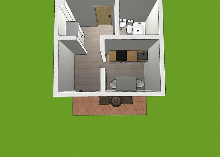 Apartament Emas 1 Mit 2 Einzelbetten, Kueche, Wlan, Tv *